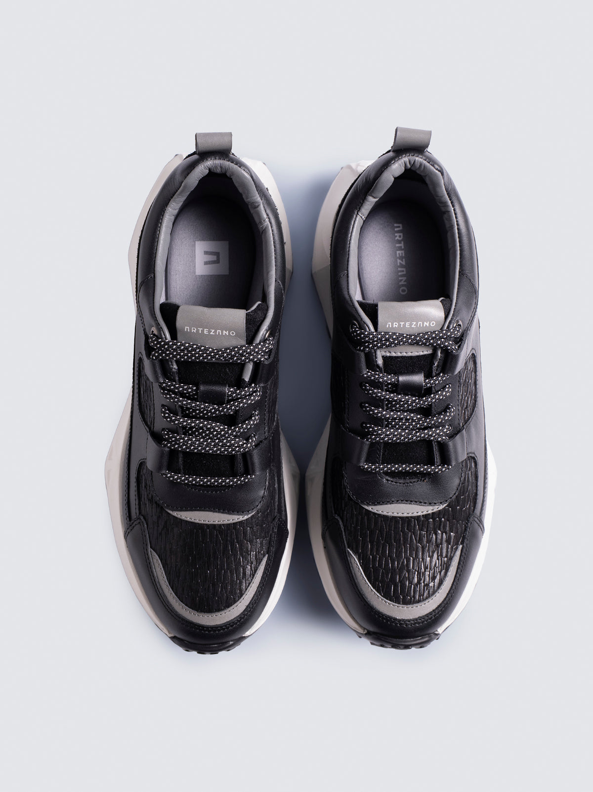 Sneaker Legacy de Cuero para Hombre - Negro