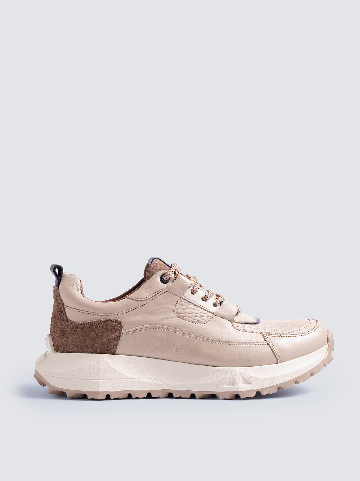 Sneaker Legacy de Cuero para Hombre - Arena