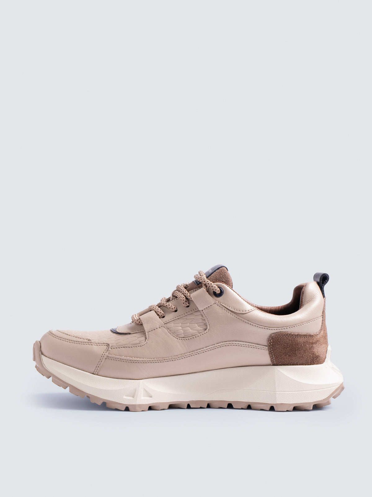 Sneaker Legacy de Cuero para Hombre - Arena