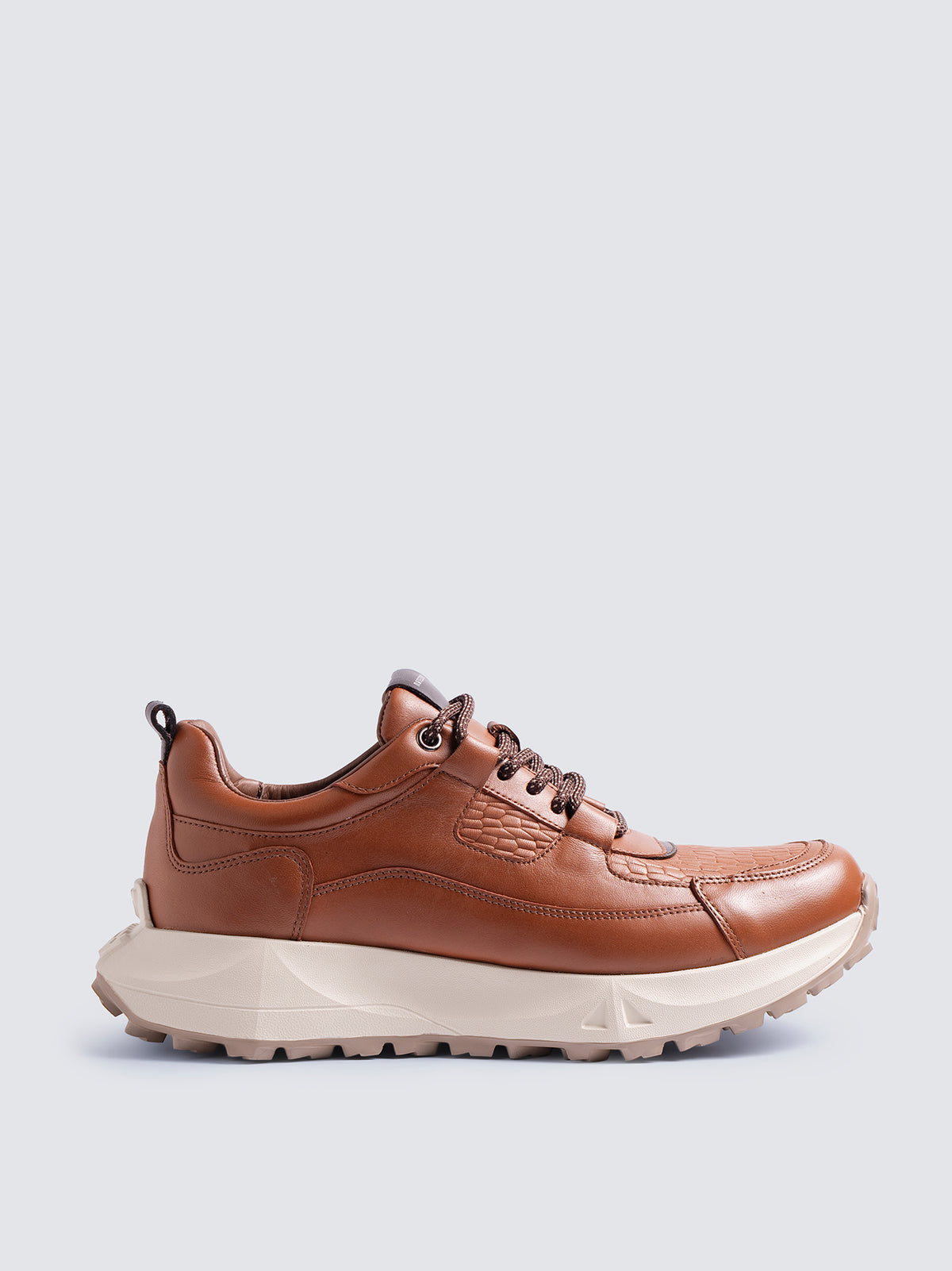 Sneaker Legacy de Cuero para Hombre - Miel