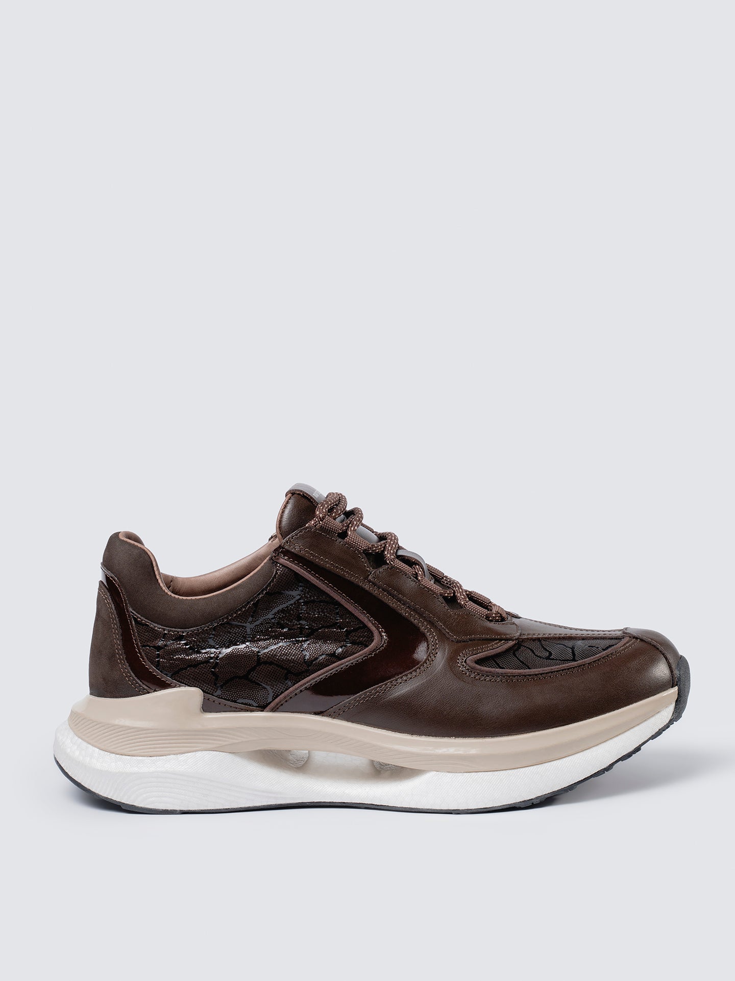 SNEAKER BLACK LABEL - CAFÉ