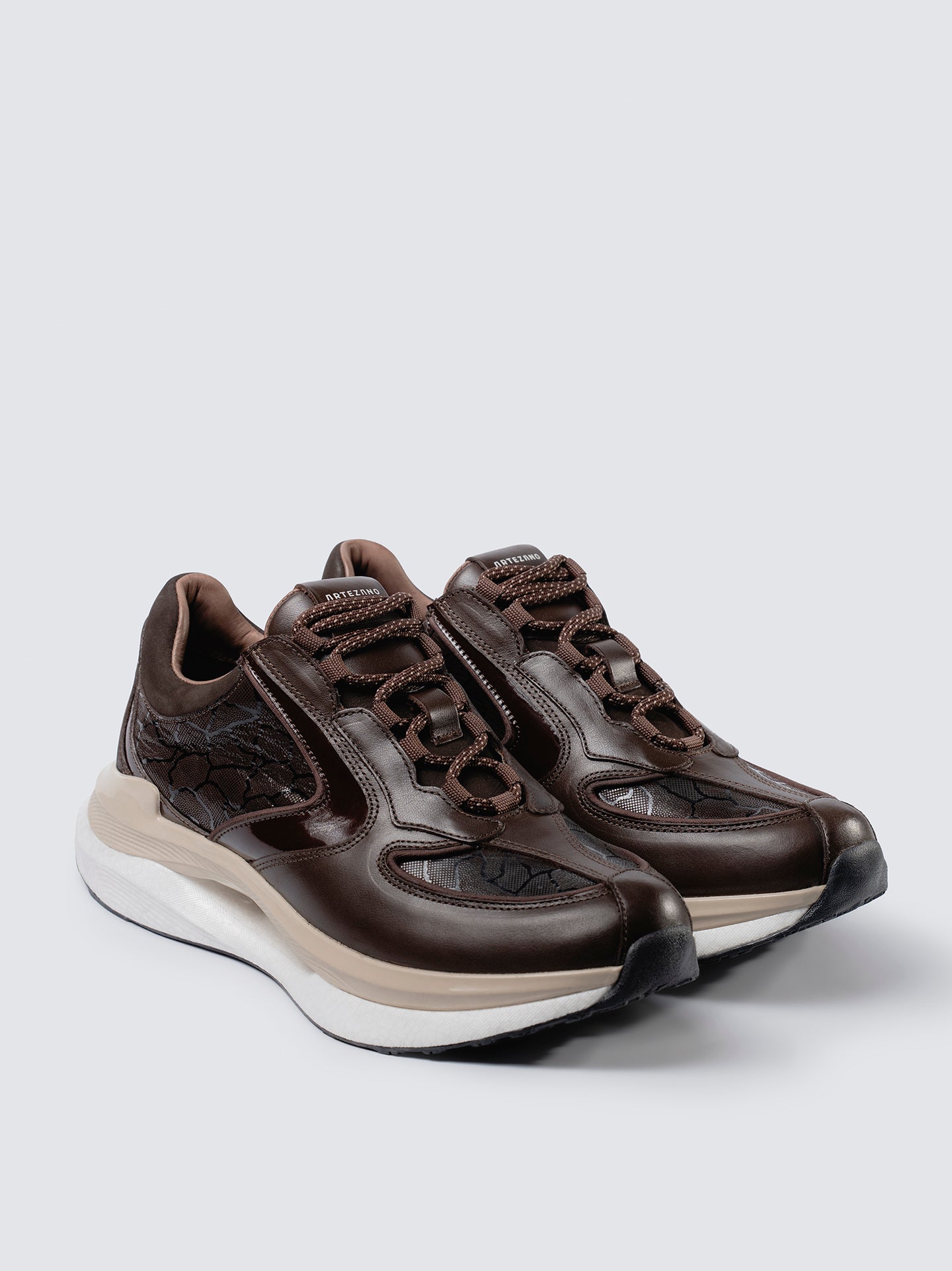 SNEAKER BLACK LABEL - CAFÉ