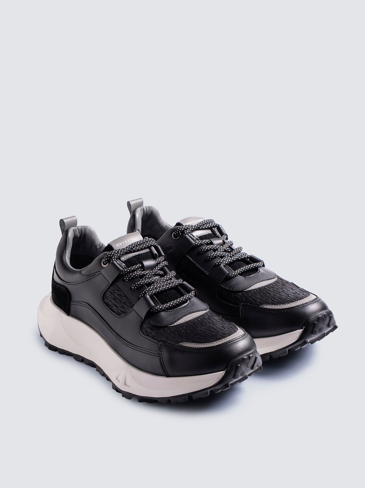 Sneaker Legacy de Cuero para Hombre - Negro