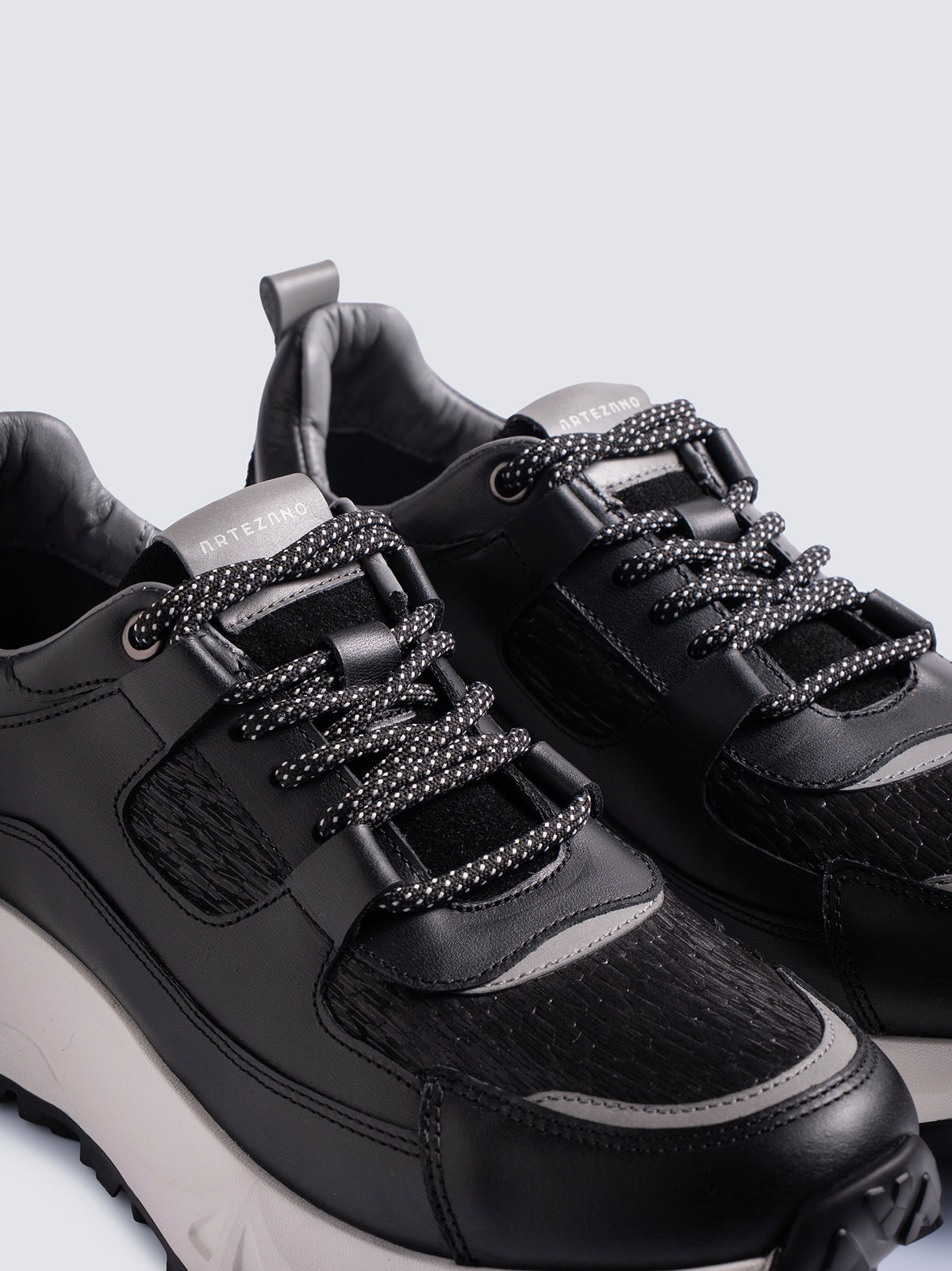 Sneaker Legacy de Cuero para Hombre - Negro