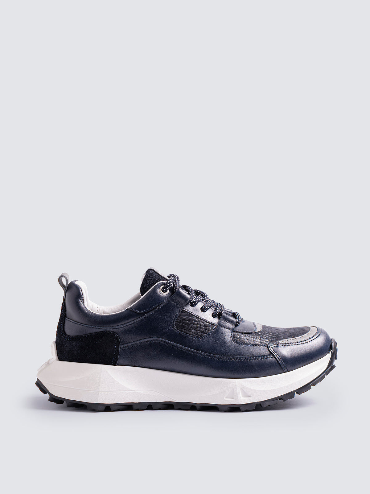 Sneaker Legacy de Cuero para Hombre - Azul