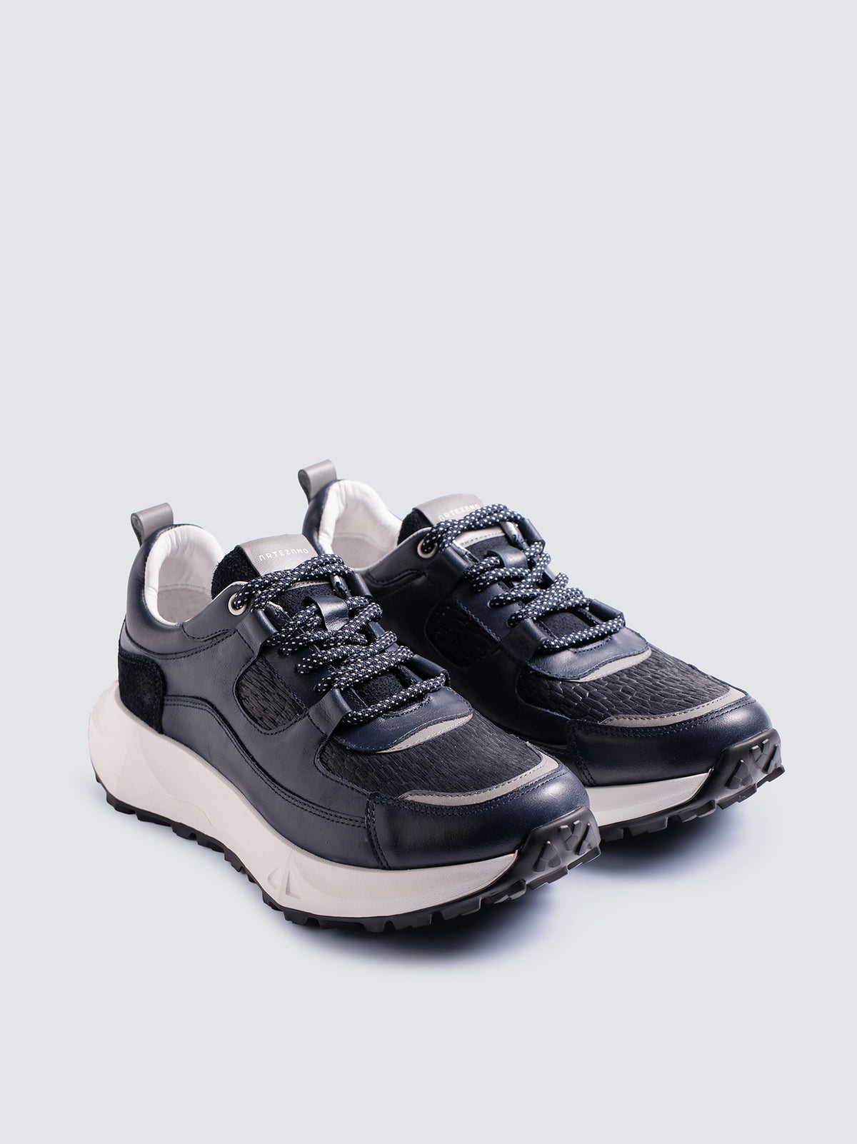 Sneaker Legacy de Cuero para Hombre - Azul