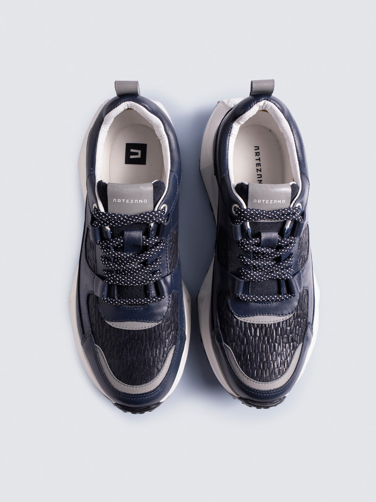 Sneaker Legacy de Cuero para Hombre - Azul
