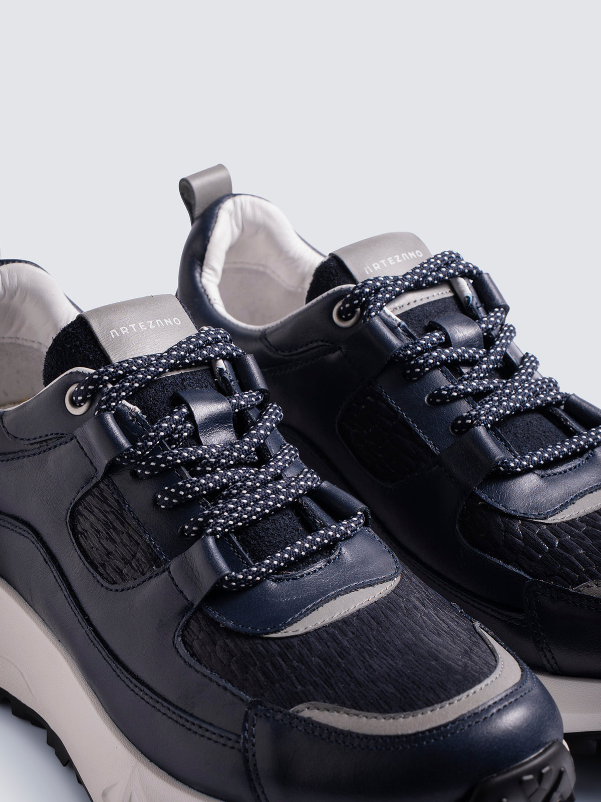 Sneaker Legacy de Cuero para Hombre - Azul
