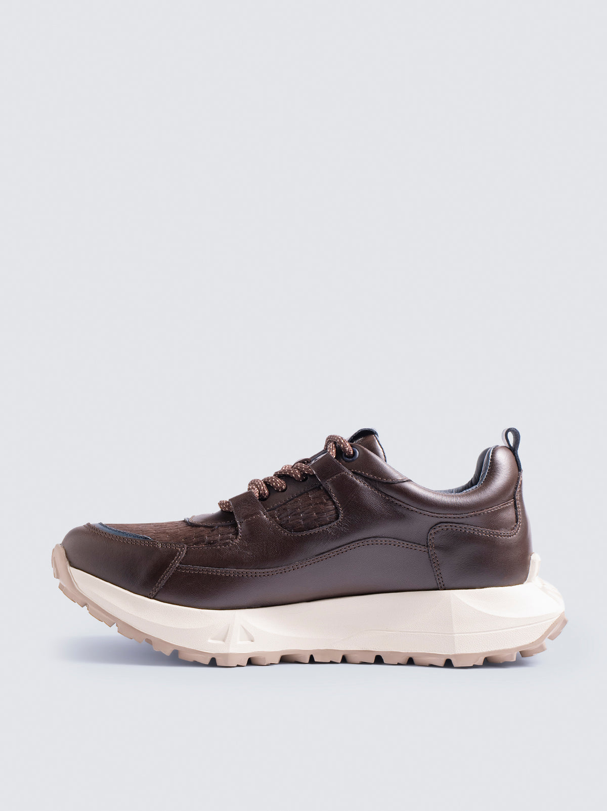 Sneaker Legacy de Cuero para Hombre - Café