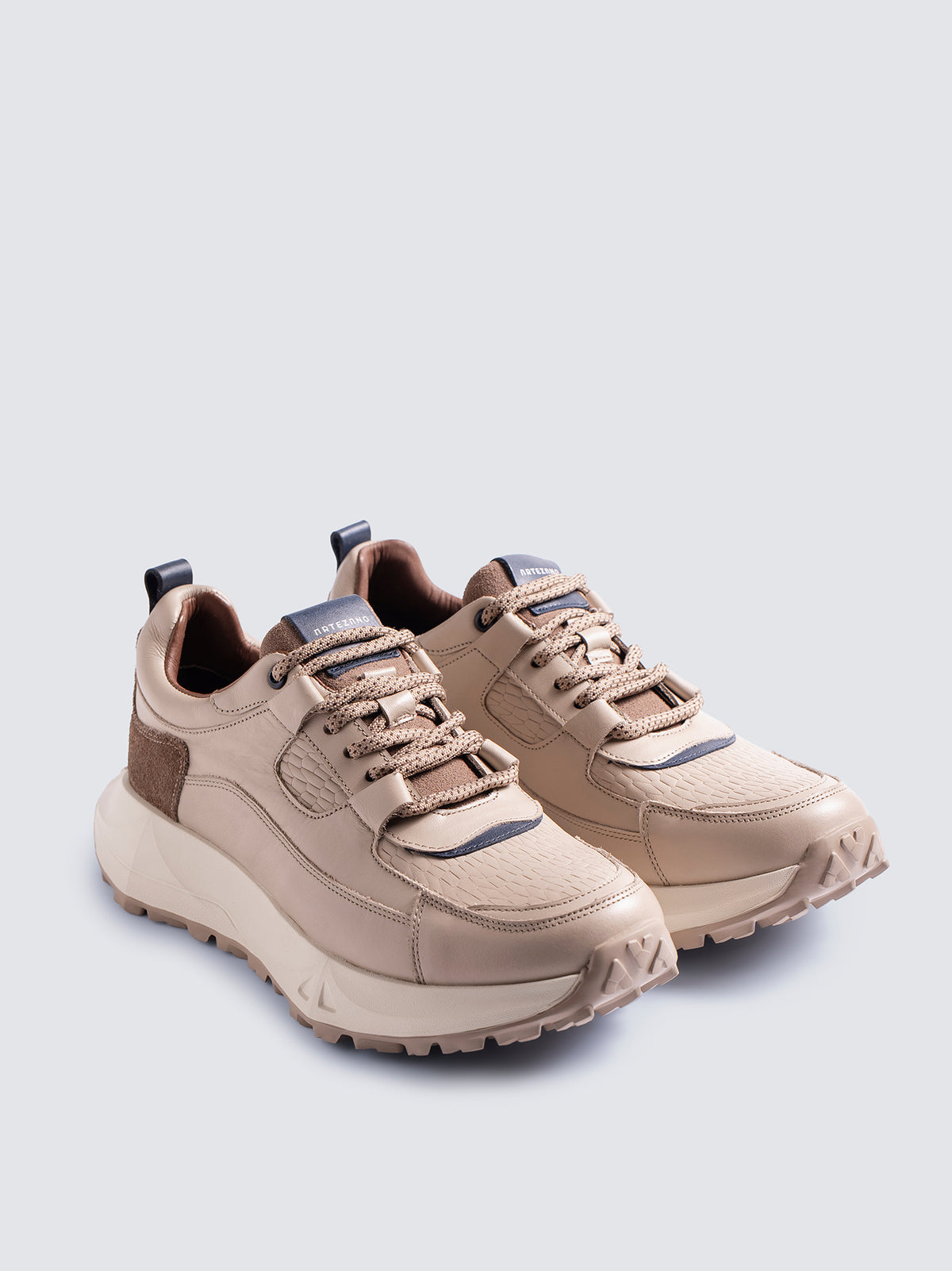 Sneaker Legacy de Cuero para Hombre - Arena